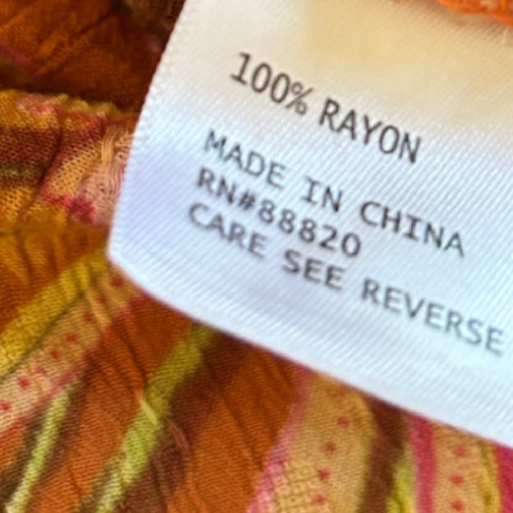Haute Hippie Orange Yellow Floral Wide Leg Palazzo Print Crepe Pants Size Large - Picture 13 of 13